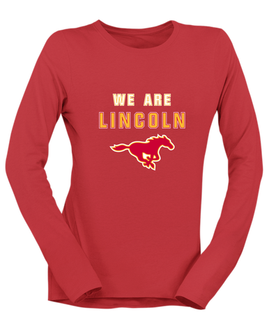 Abraham Lincoln Mustangs We Are Women's Premium LS T-Shirt