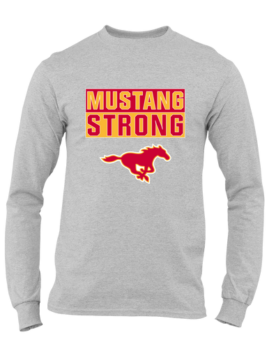 Abraham Lincoln Mustangs Strong #1 Men's LS T-Shirt