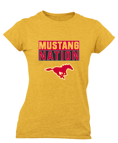 Abraham Lincoln Mustangs Nation #1 Women's SS T-Shirt
