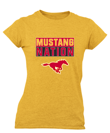 Abraham Lincoln Mustangs Nation #1 Women's Premium SS T-Shirt