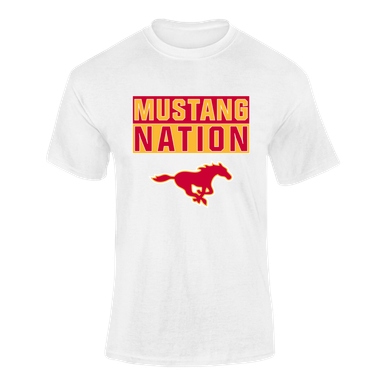 Abraham Lincoln Mustangs Nation #1 Men's SS T-Shirt