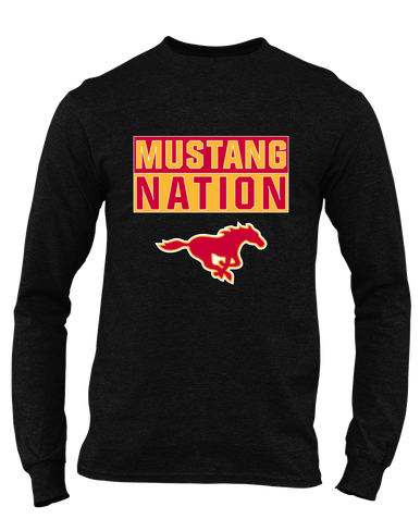 Abraham Lincoln Mustangs Nation #1 Men's Premium LS T-Shirt