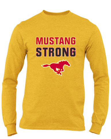 Abraham Lincoln Mustangs Strong #2 Men's LS T-Shirt