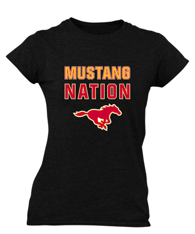 Abraham Lincoln Mustangs Nation #2 Women's SS T-Shirt
