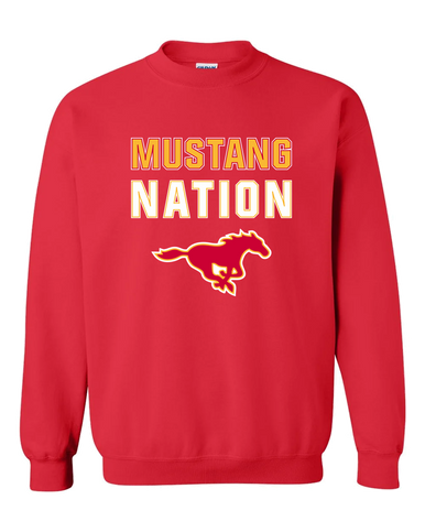 Abraham Lincoln Mustangs Nation #2 Men's Sweatshirt