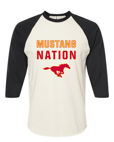 Abraham Lincoln Mustangs Nation #2 Women's Baseball T-Shirt