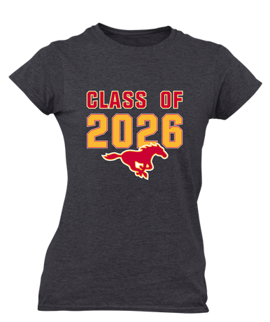 Abraham Lincoln Mustangs Class of 2026 Women's Premium SS T-Shirt