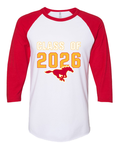 Abraham Lincoln Mustangs Class of 2026 Women's Baseball T-Shirt