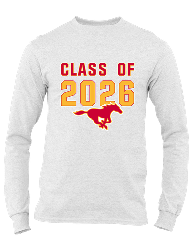 Abraham Lincoln Mustangs Class of 2026 Men's Premium LS T-Shirt
