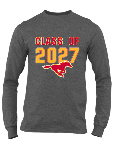 Abraham Lincoln Mustangs Class of 2027 Men's LS T-Shirt