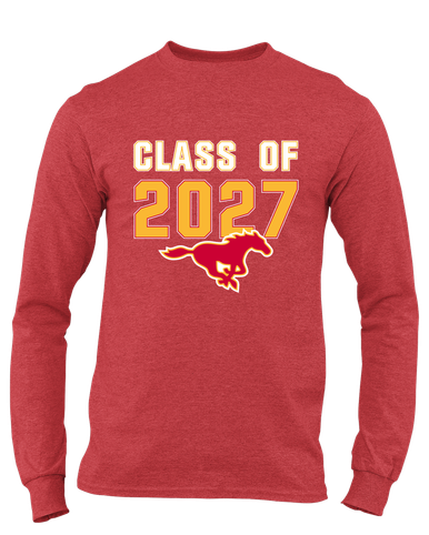 Abraham Lincoln Mustangs Class of 2027 Men's Premium LS T-Shirt