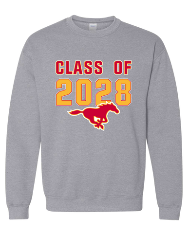 Abraham Lincoln Mustangs Class of 2028 Men's Sweatshirt