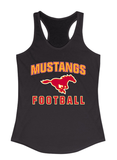 Abraham Lincoln Mustangs Football #1 Women's Tank Top
