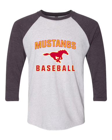 Abraham Lincoln Mustangs Baseball #1 Women's Baseball T-Shirt
