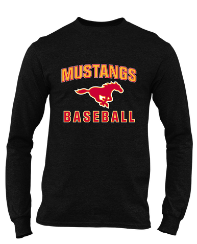 Abraham Lincoln Mustangs Baseball #1 Men's Premium LS T-Shirt