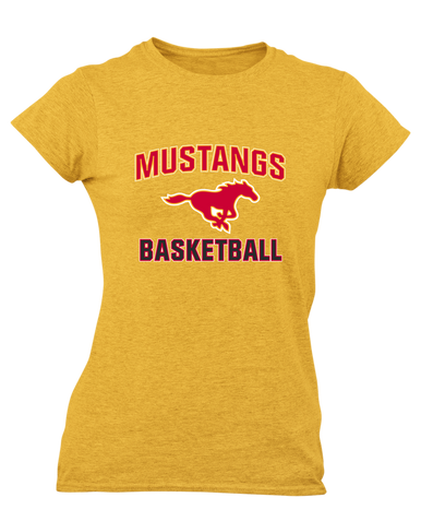Abraham Lincoln Mustangs Basketball #1 Women's SS T-Shirt