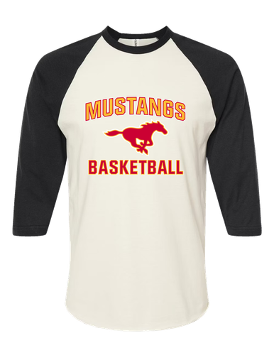Abraham Lincoln Mustangs Basketball #1 Women's Baseball T-Shirt