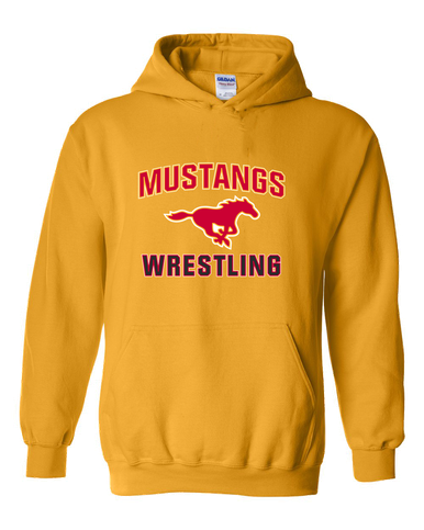 Abraham Lincoln Mustangs Wrestling Men's Hoodie