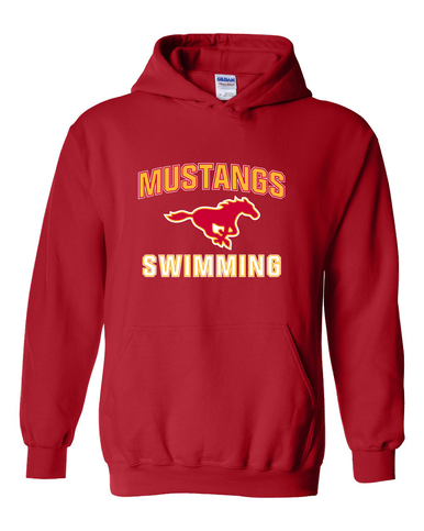 Abraham Lincoln Mustangs Swimming Men's Hoodie