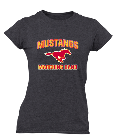 Abraham Lincoln Mustangs Marching Band Women's Premium SS T-Shirt