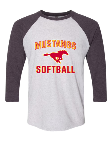 Abraham Lincoln Mustangs Softball #1 Women's Baseball T-Shirt