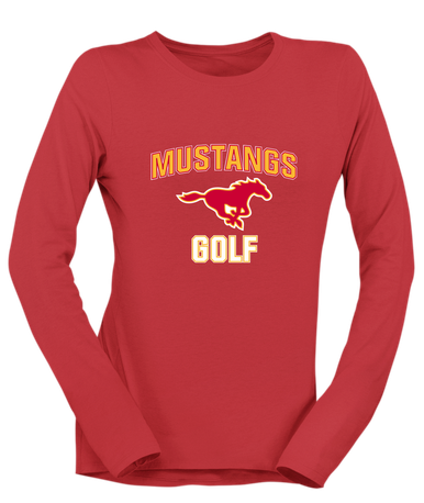Abraham Lincoln Mustangs Golf Women's Premium LS T-Shirt