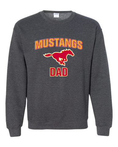 Abraham Lincoln Mustangs Dad Men's Sweatshirt