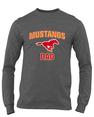Abraham Lincoln Mustangs Dad Men's LS T-Shirt