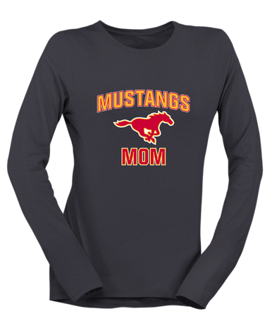 Abraham Lincoln Mustangs Mom Women's Premium LS T-Shirt