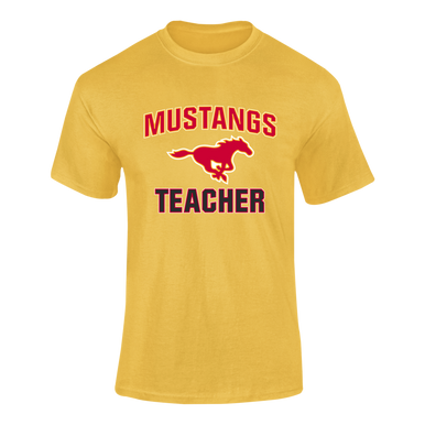 Abraham Lincoln Mustangs Teacher Men's SS T-Shirt