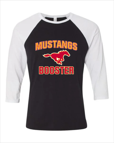 Abraham Lincoln Mustangs Booster Women's Baseball T-Shirt