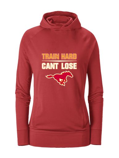 Abraham Lincoln Mustangs Train Hard, Can't Lose Women's Hoodie