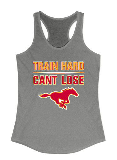 Abraham Lincoln Mustangs Train Hard, Can't Lose Women's Tank Top