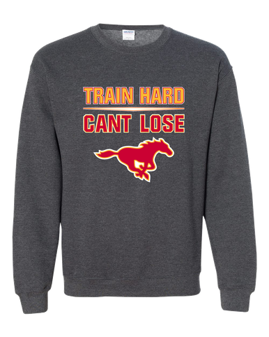 Abraham Lincoln Mustangs Train Hard, Can't Lose Men's Sweatshirt
