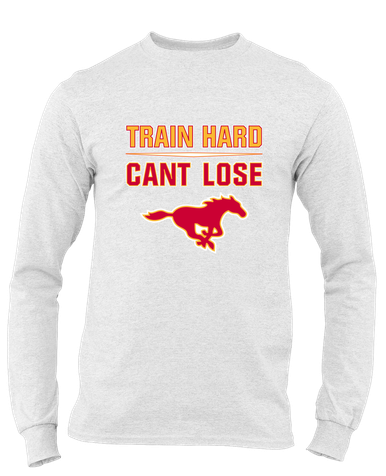 Abraham Lincoln Mustangs Train Hard, Can't Lose Men's Premium LS T-Shirt