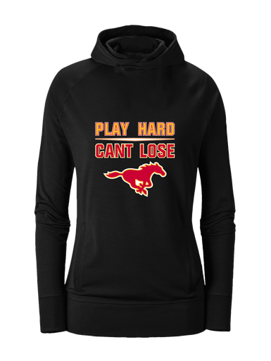 Abraham Lincoln Mustangs Play Hard, Can't Lose Women's Hoodie