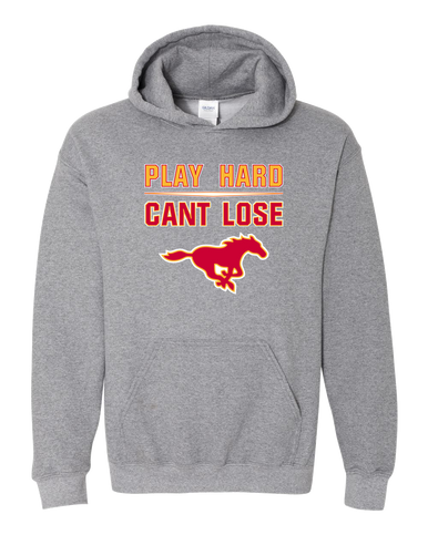 Abraham Lincoln Mustangs Play Hard, Can't Lose Men's Hoodie