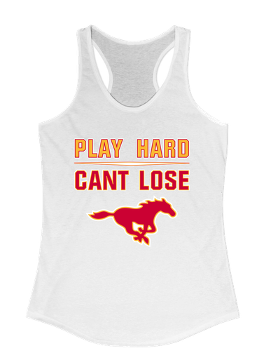 Abraham Lincoln Mustangs Play Hard, Can't Lose Women's Tank Top