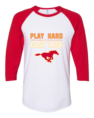 Abraham Lincoln Mustangs Play Hard, Can't Lose Men's Baseball T-Shirt