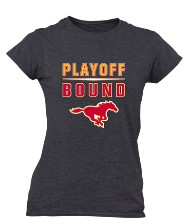 Abraham Lincoln Mustangs Playoff Bound Women's Premium SS T-Shirt