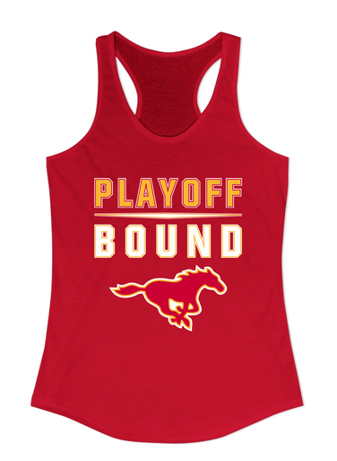 Abraham Lincoln Mustangs Playoff Bound Women's Tank Top
