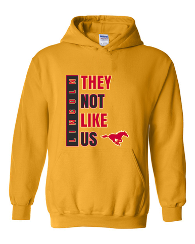 Abraham Lincoln Mustangs They Not Like Us #1 Men's Hoodie