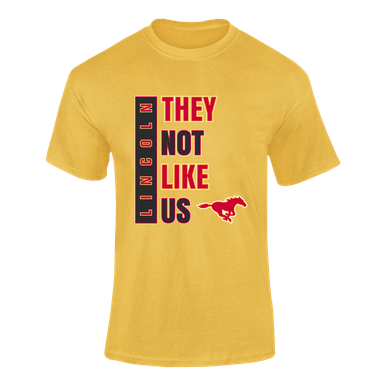 Abraham Lincoln Mustangs They Not Like Us #1 Men's SS T-Shirt