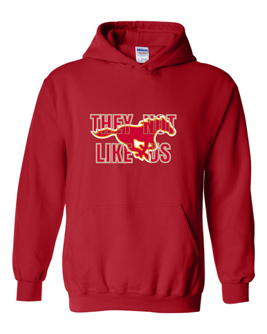 Abraham Lincoln Mustangs They Not Like Us #2 Men's Hoodie
