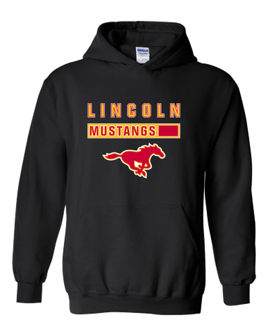 Abraham Lincoln Mustangs Mascot #7 Men's Hoodie