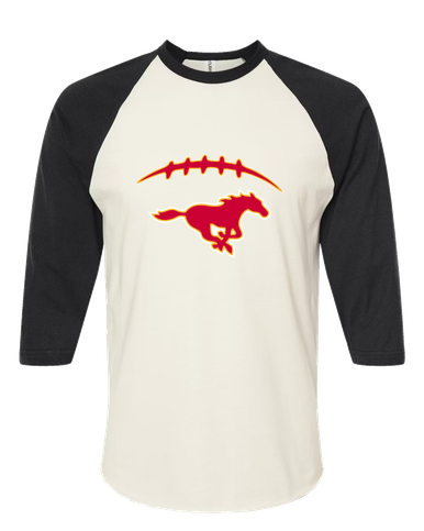 Abraham Lincoln Mustangs Football #2 Women's Baseball T-Shirt