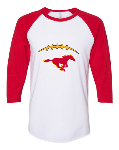 Abraham Lincoln Mustangs Football #2 Men's Baseball T-Shirt