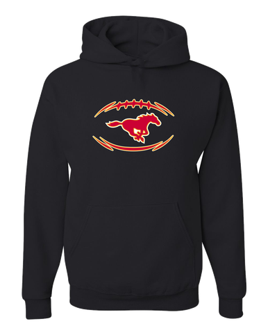 Abraham Lincoln Mustangs Football #3 Men's Premium Hoodie