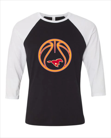 Abraham Lincoln Mustangs Basketball #2 Women's Baseball T-Shirt