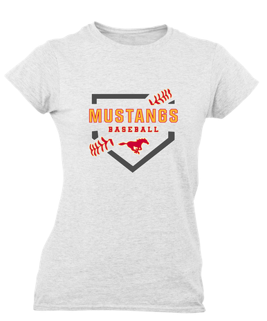 Abraham Lincoln Mustangs Baseball #2 Women's Premium SS T-Shirt